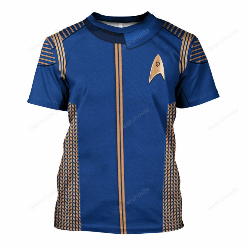 Star Trek Discovery Uniform Brown T-shirt, Costume T-shirt