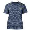 Rank And Branches US Navy Working Uniform T-shirt