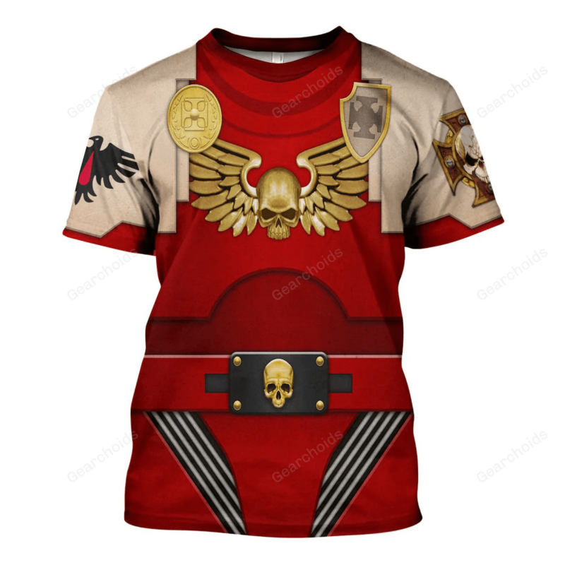 Warhammer Terminator Armor Blood Ravens - T-shirt WHHS142