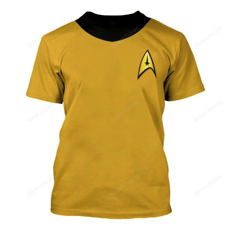 ST The Original Series Yellow T-shirt, Costume T-shirt