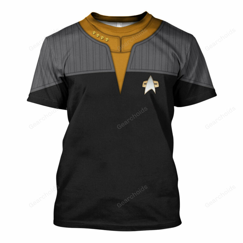 Star Trek Standard Uniform 2370s Operations Division T-shirt, Costume T-shirt