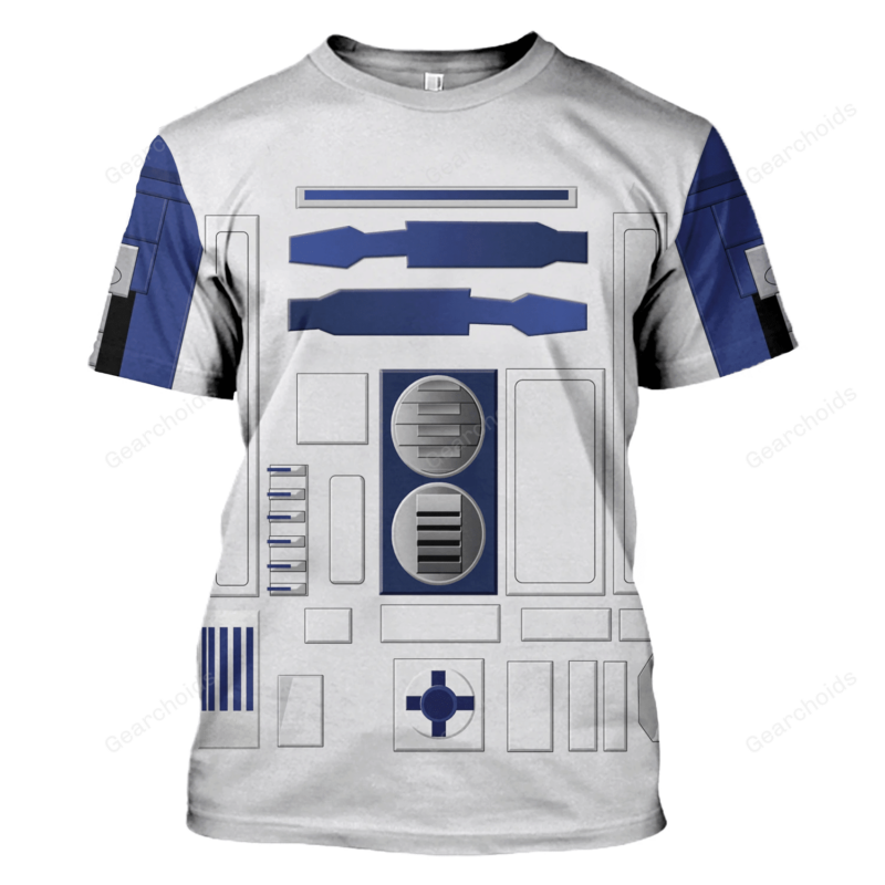 Star Wars R2 D2 Robot T-shirt, Costume T-shirt