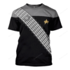 Star Trek DSN Worf Gray T-shirt, Costume T-shirt