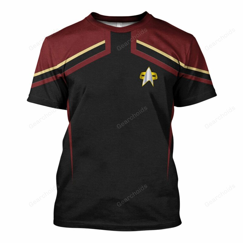 Star Trek Starfleet Uniform T-shirt, Costume T-shirt