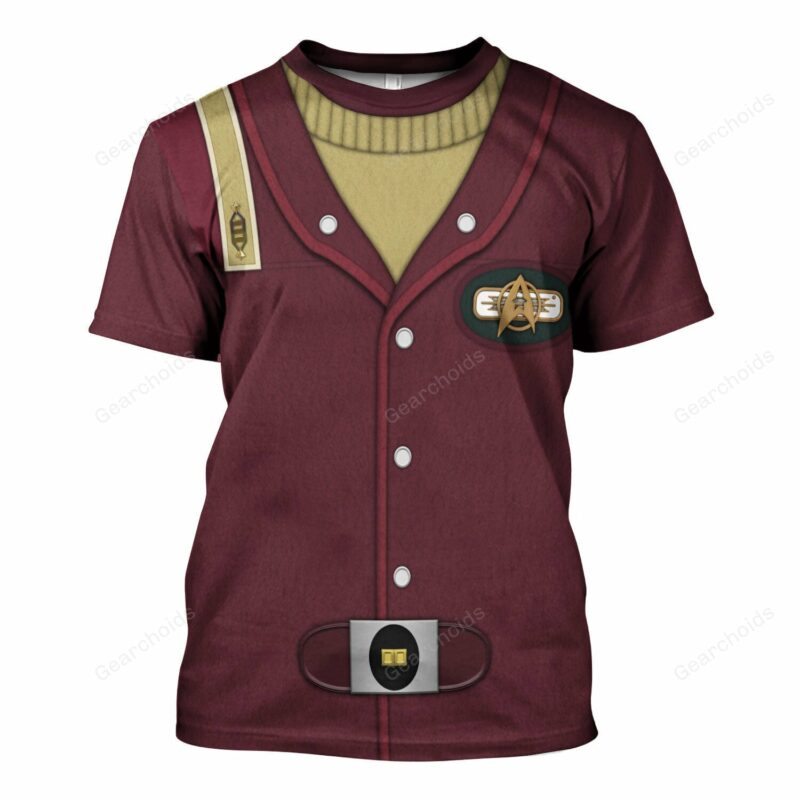 Star Trek The Officer's Vest T-shirt, Costume T-shirt