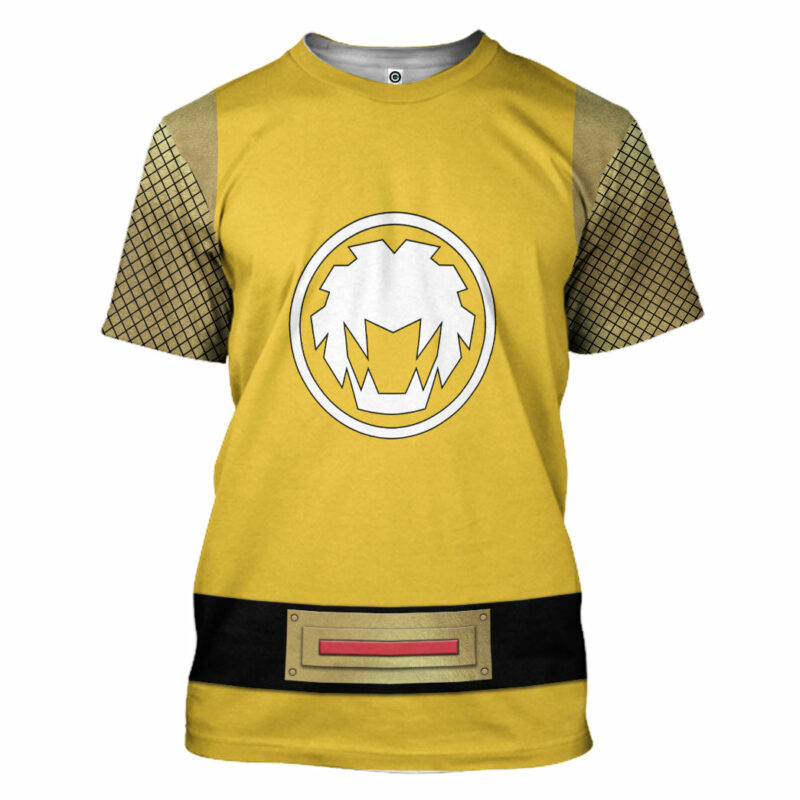 The Yellow Wind Rangers Ninja Storm T-shirt, Costume T-shirt