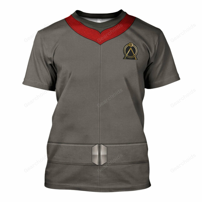 Star Trek Stargate Uniform T-shirt, Costume T-shirt