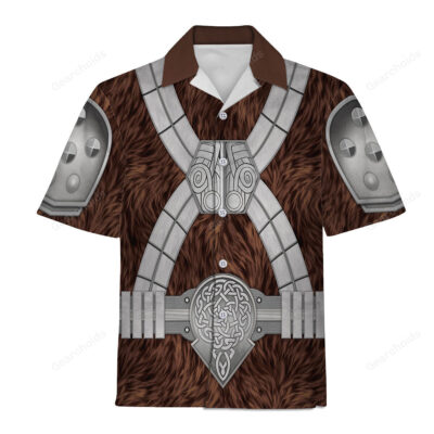 Black Krrsantan, Brown - Gift For Men And Women Costume Cosplay - Hawaiian Shirt SWHS32