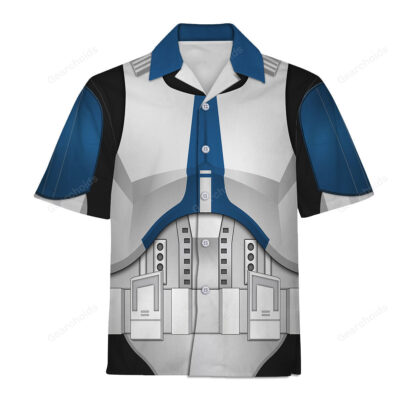 501st Clone Trooper Costume Cosplay - Hawaiian Shirt SWHS59