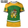 Personalized Bowser Sports - T-shirt 3D