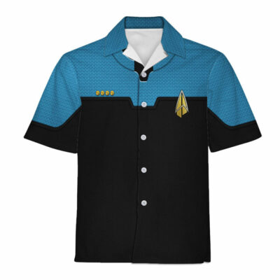 Star Trek Starfleet Sciences Uniform Cool Cosplay Costume - Hawaiian Shirt