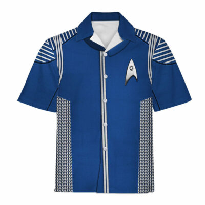 Star Trek Discovery Uniform Gold Cool Cosplay Costume - Hawaiian Shirt