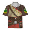 Snowquill Armor Set Link Costume Cosplay - Hawaiian Shirt ZDHS13