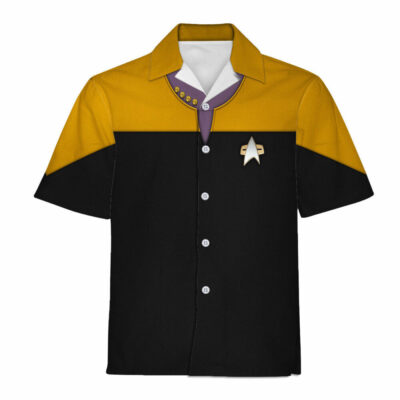 Star Trek Voyager Yellow Costume Cosplay Cool - Hawaiian Shirt