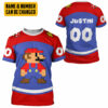 Personalized Mario Sports Ver 2 - T-shirt