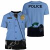 Police Style T-shirt, Costume T-shirt