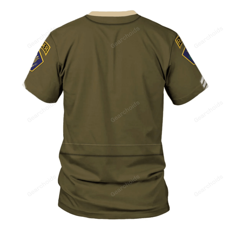 Rank And Branches Enlisted Army Service T-shirt