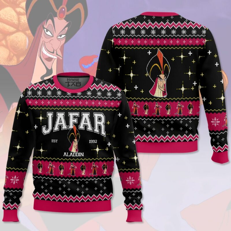 Aladdin Characters Ugly Sweater