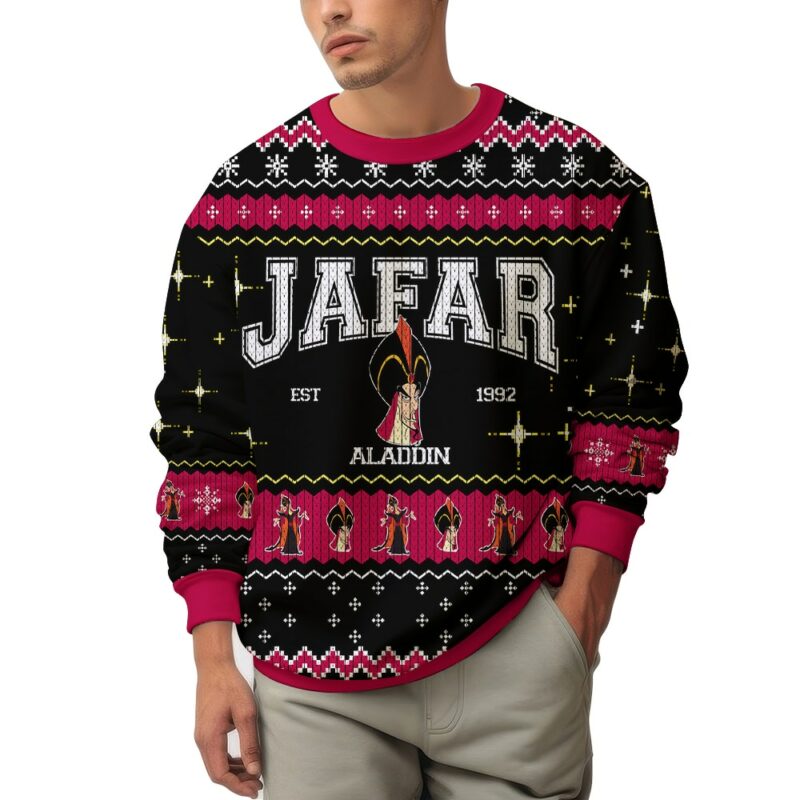 Aladdin Characters Ugly Sweater