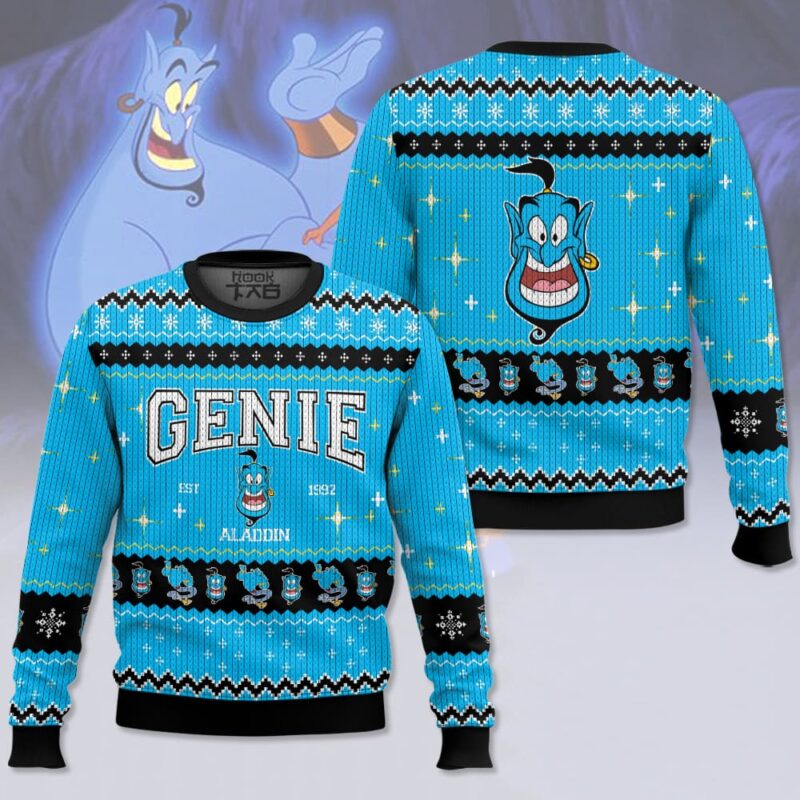 Aladdin Characters Ugly Sweater