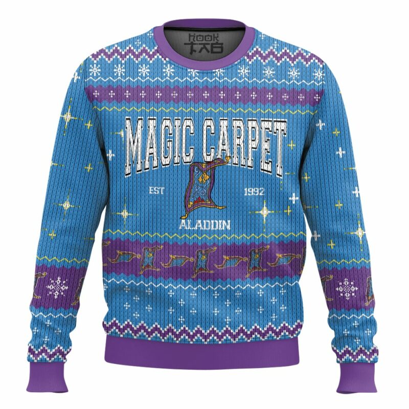 Aladdin Characters Ugly Sweater