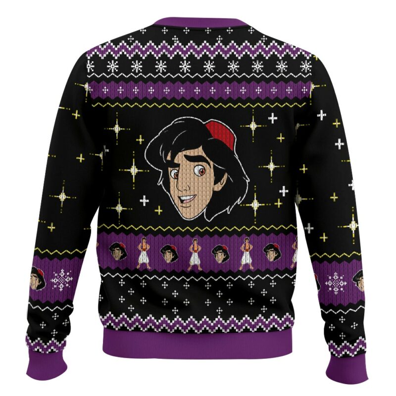 Aladdin Characters Ugly Sweater