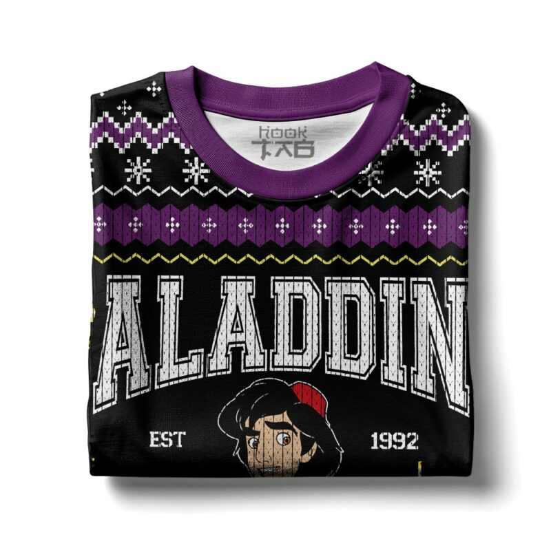 Aladdin Characters Ugly Sweater