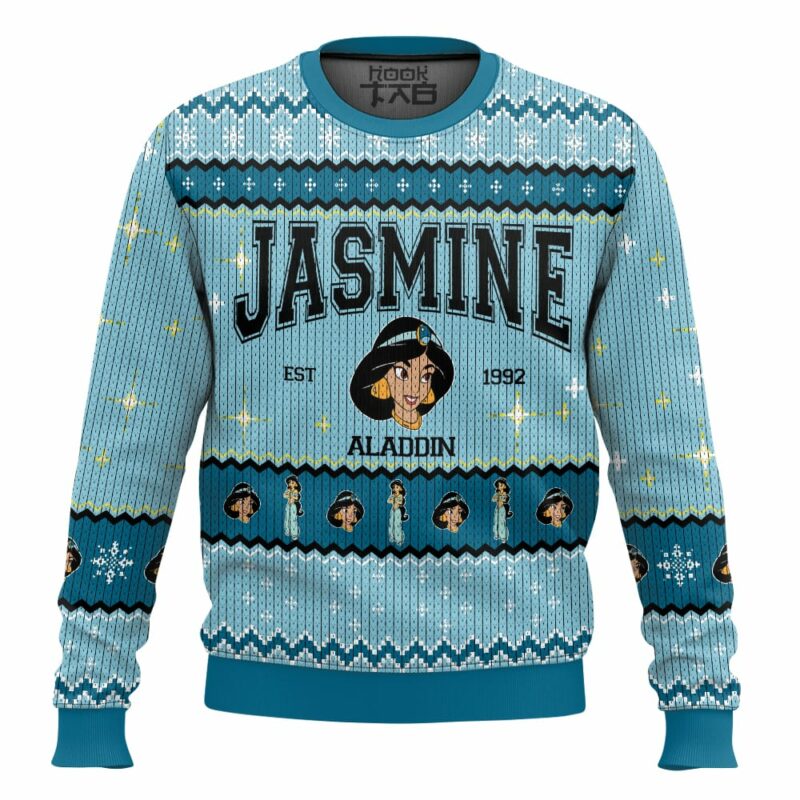 Aladdin Characters Ugly Sweater