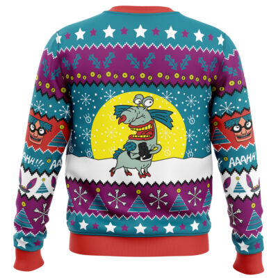 Aaahh!!! Real Monsters Nickelodeon Ugly Christmas Sweater