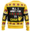 All I Want Pikachu Pokemon Ugly Christmas Sweater