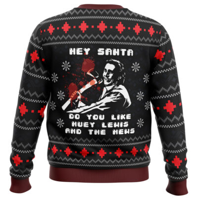 American Santa American Psycho Ugly Christmas Sweater