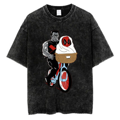 Anti Hero Bike Ride Deadpool T-shirt