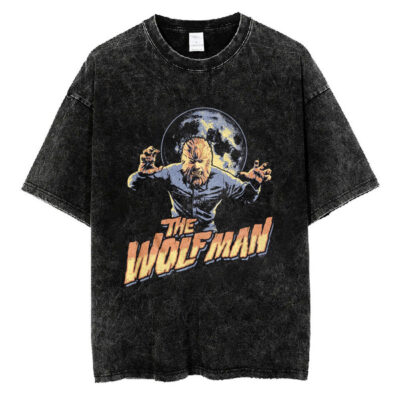 Attack Pose Wolf Man T-Shirt, The Wolf Man T-Shirt, Halloween T-Shirt