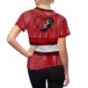 Red of Hearts Jacket Women's T-shirt, Descendants 4 The Rise Of Red Costume, Halloween Costume