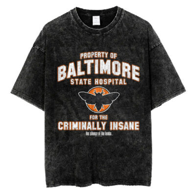 Baltimore State Hospital T-Shirt, Silence Of The Lambs T-Shirt, Halloween T-Shirt