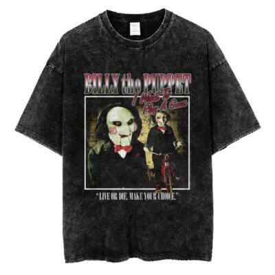 Billy the Puppet T-Shirt, Saw T-Shirt, Halloween T-Shirt