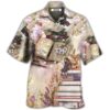 Reading Book Vintage Butterfly - Hawaiian Shirt