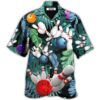 Bowling Tropical Leaf I'm So Happy - Hawaiian Shirt