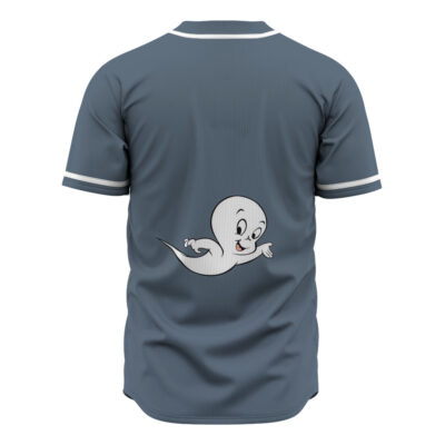 Casper Baseball Jersey, Halloween Baseball Jersey