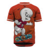 Casper Baseball Jersey, Halloween Baseball Jersey