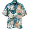 Cat Persian Cat Lover Tropical - Gift For Men And Women - Hawaiian Shirt