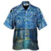 Cat Starry Night Art - Gift For Men And Women - Hawaiian Shirt