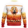 Chibi Christmas Kyojuro Rengoku Demon Slayer Ugly Christmas Sweater