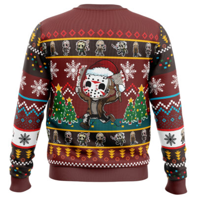 Cute Jason Friday the 13th Ugly Christmas Sweater