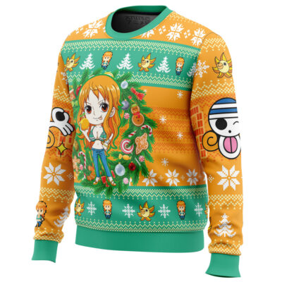 Christmas Nami OP Pirates Ugly Christmas Sweater