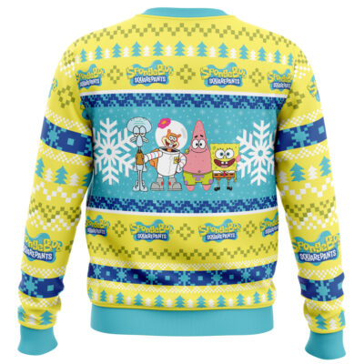 Christmas Spongebob Nickelodeon Ugly Christmas Sweater