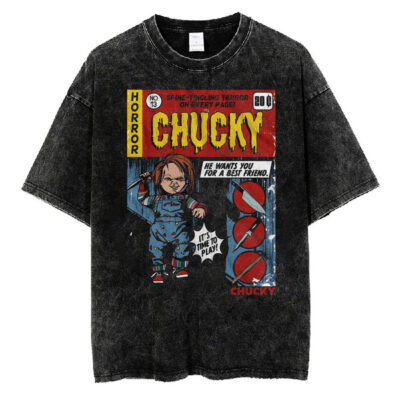 Chucky Comic Book Child's Play T-Shirt, Chucky T-Shirt, Halloween T-shirt