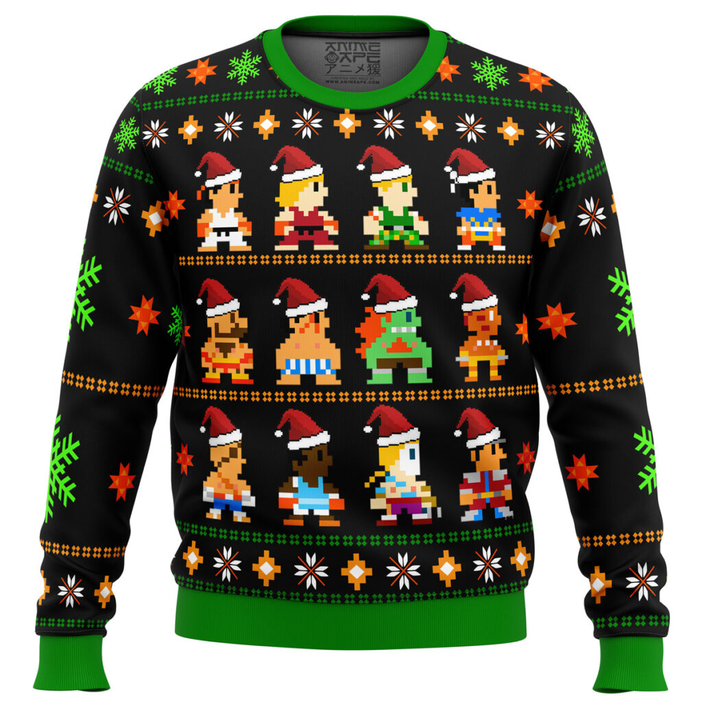 Street Fighter Classic Collection Ugly Christmas Sweater