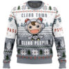 Clean Town Clean People Psycho-Pass Ugly Christmas Sweater