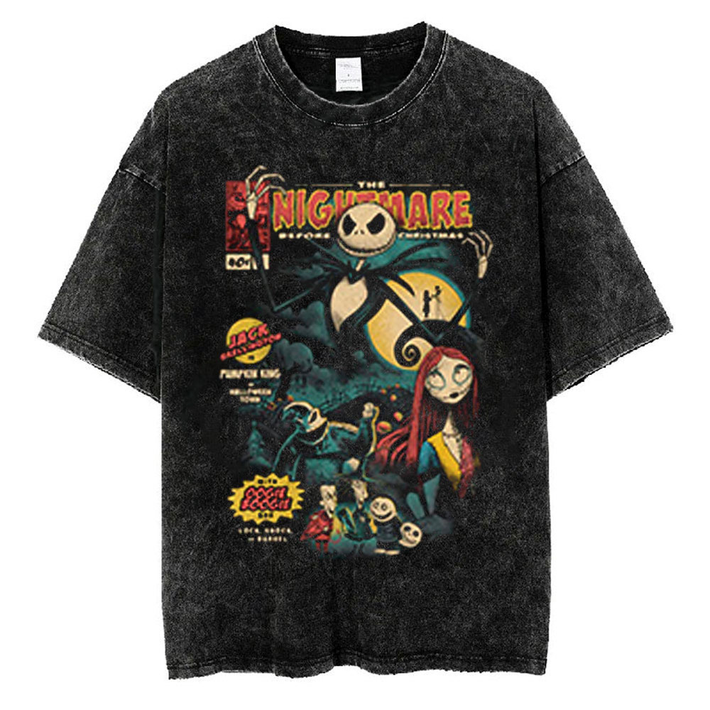 Comic Book Cover T-shirt, The Nightmare Before Christmas T-Shirt, Halloween T-shirt